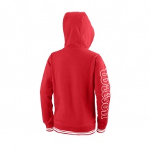 Wilson Kapuzenjacke Hoodie Team II Full Zip rot Kinder